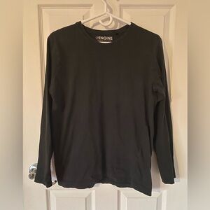 Men's Black Long Sleeve Shirt